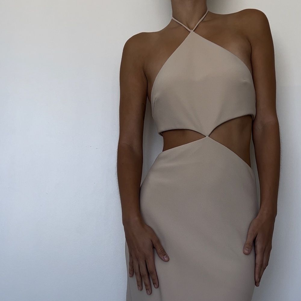 Bec & Bridge Iris‎ Halter Midi Dress Size 8! - Picture 9 of 10